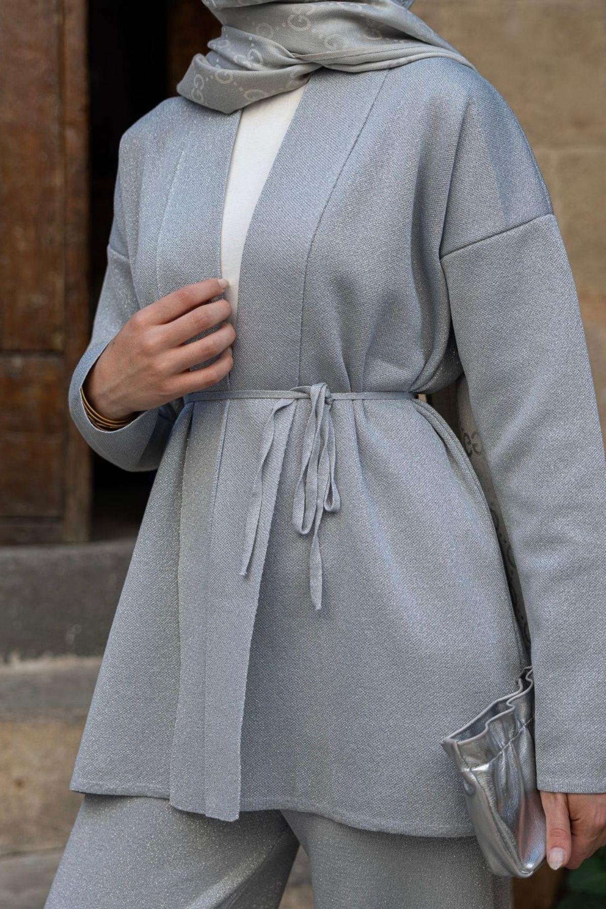 Victoria Simli Takım Gri, Fiyatları Victoria Simli Takım Gri- Haza Moda 