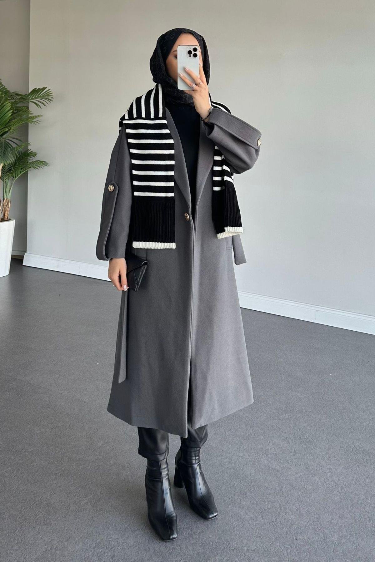 Vişhy Kaşe Kaban Gri, Fiyatları 