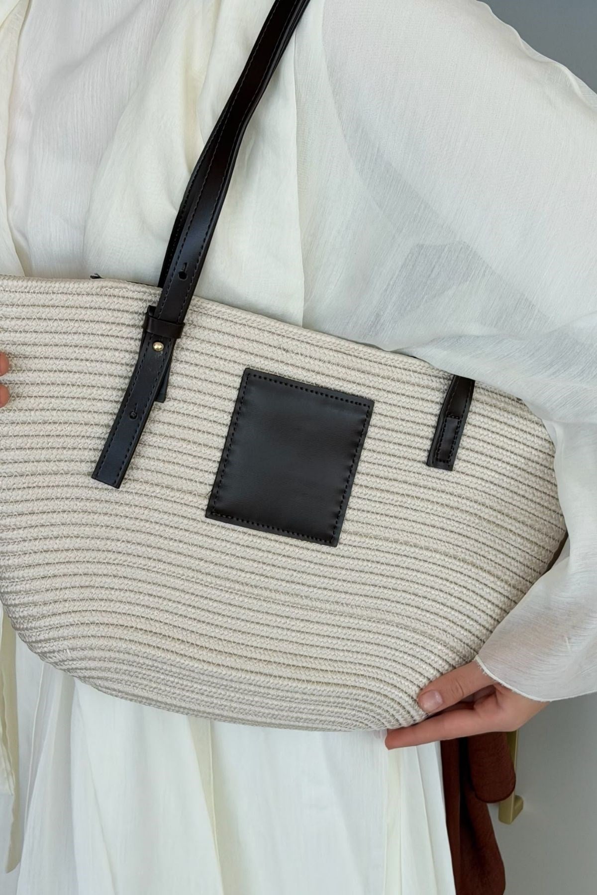 Vittoria Handmade Hasır Çanta Bej, Fiyatları 