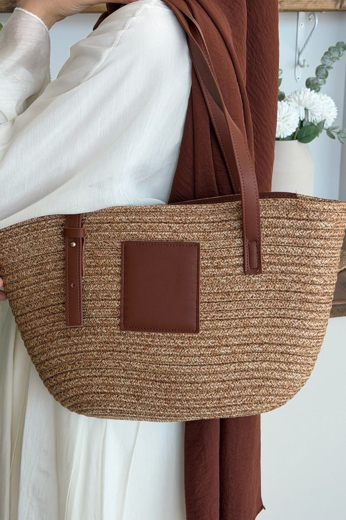 Vittoria Handmade Hasır Çanta Camel, Fiyatları 