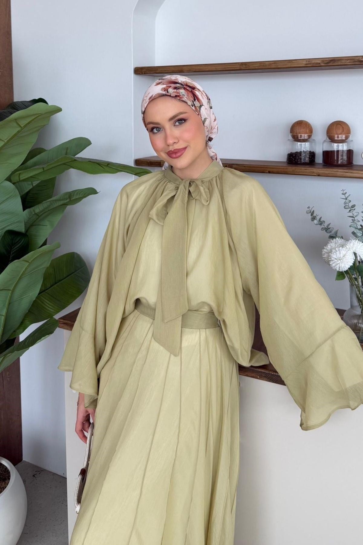 Vuslat Tül Etekli Takım Yağ Yeşili, Fiyatları 