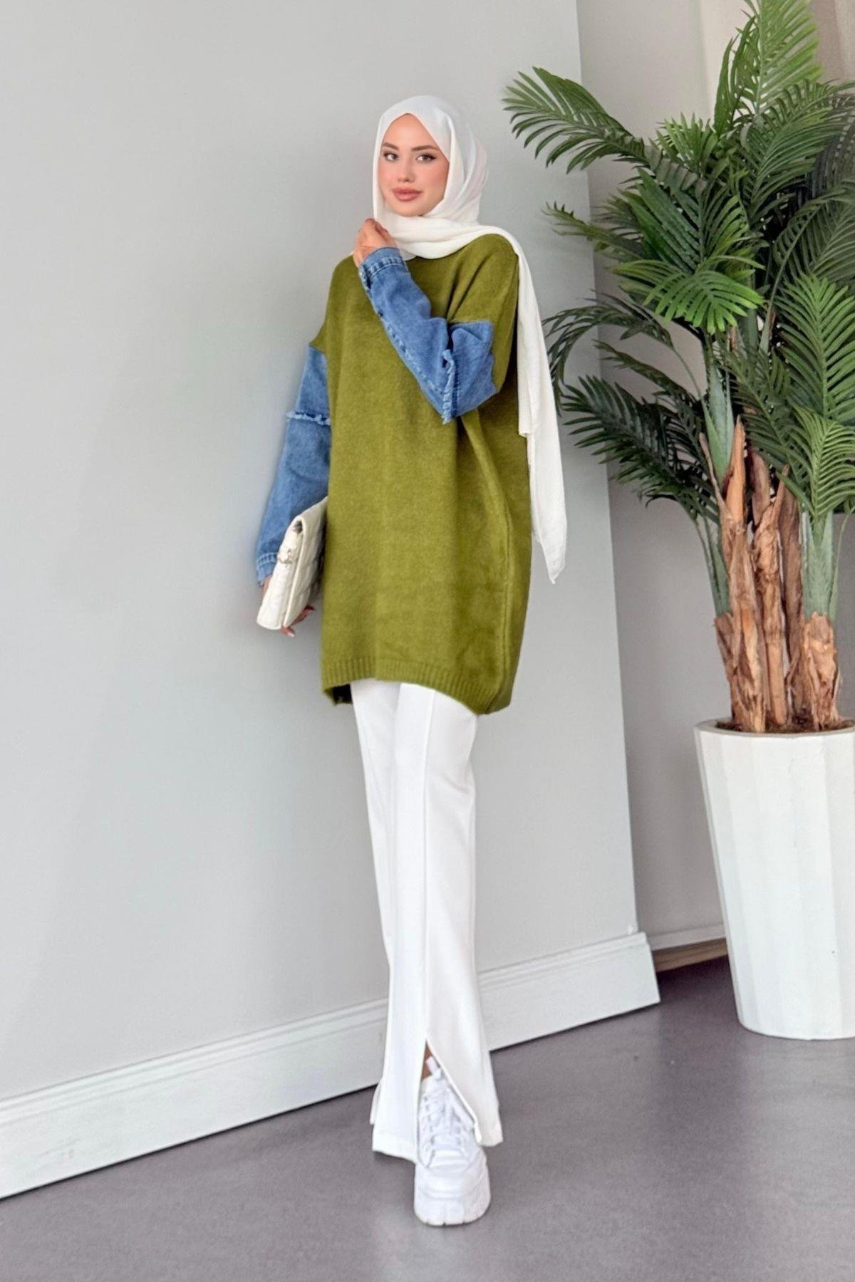 Yamaç Triko Kazak Yağyeşili, Fiyatları 