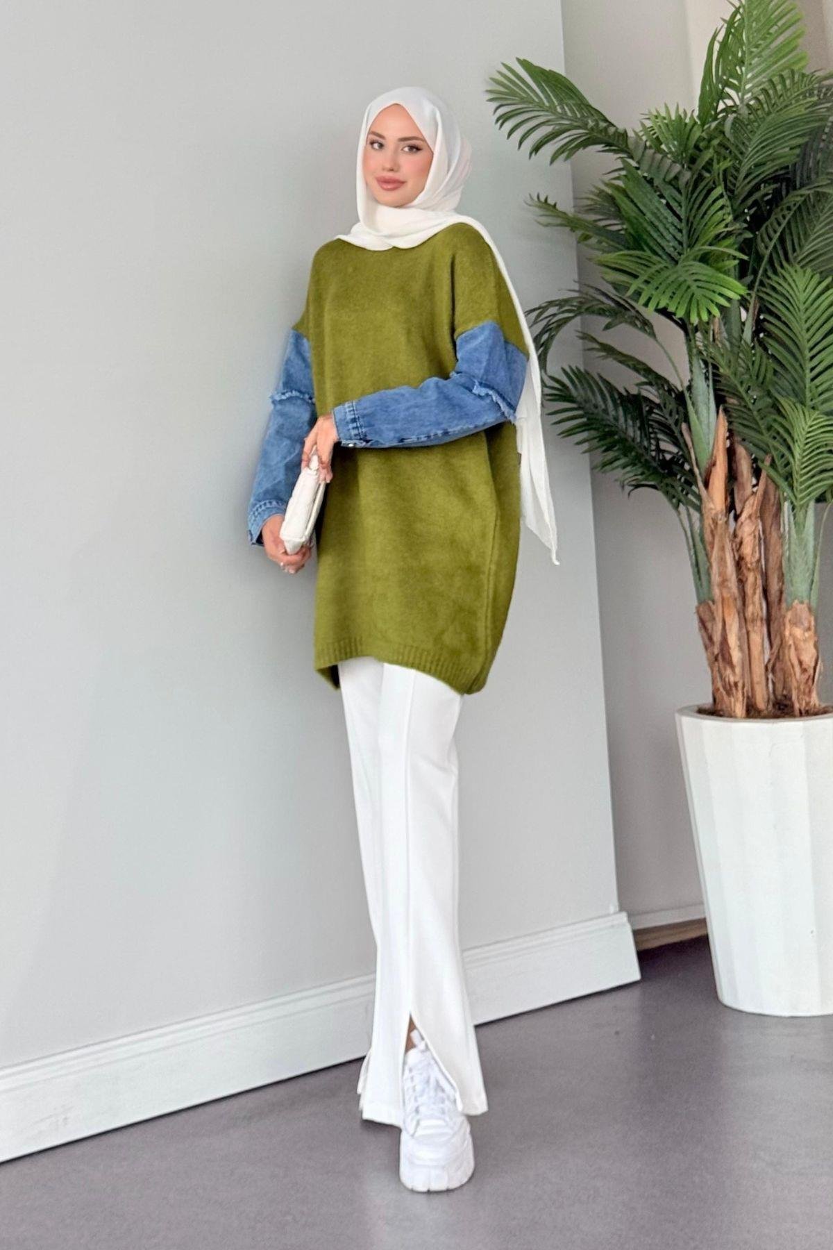 Yamaç Triko Kazak Yağyeşili, Fiyatları 