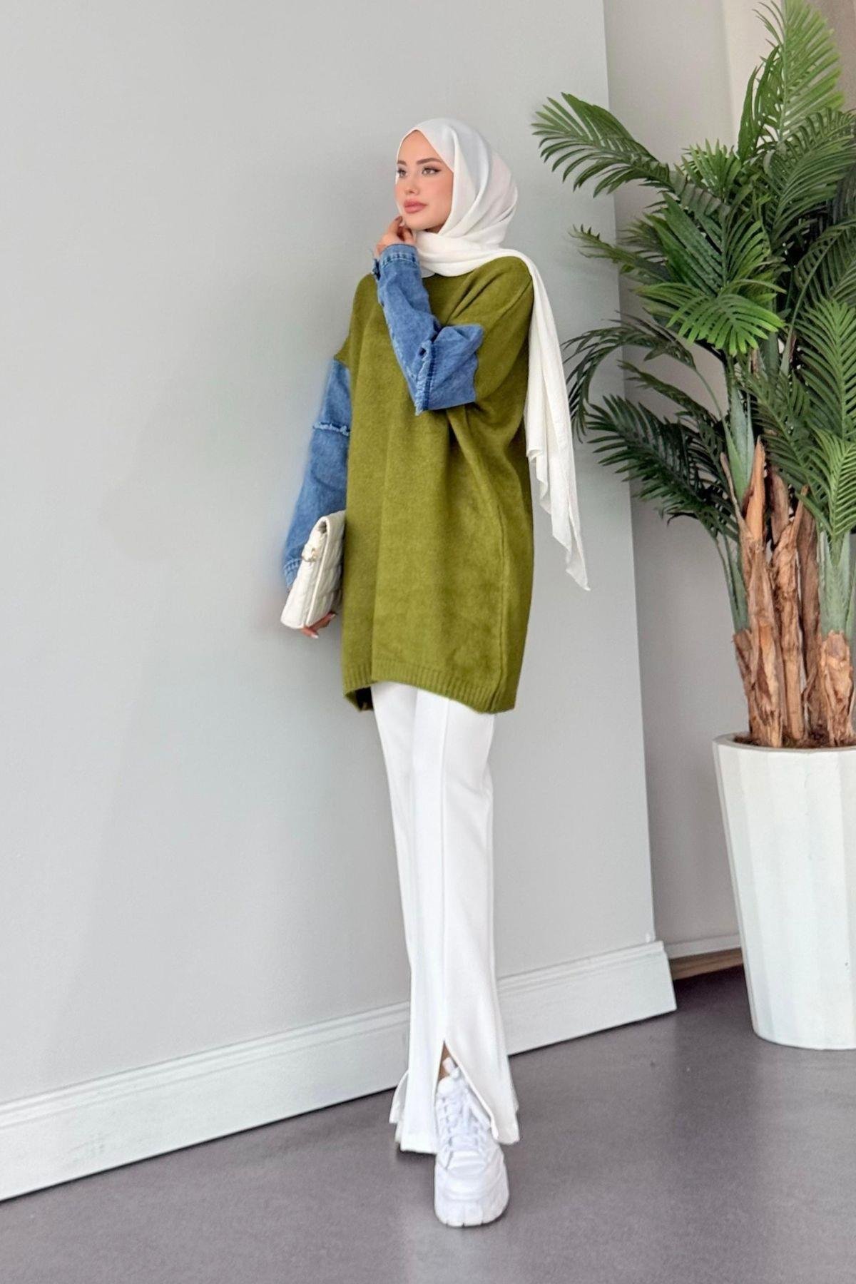 Yamaç Triko Kazak Yağyeşili, Fiyatları 