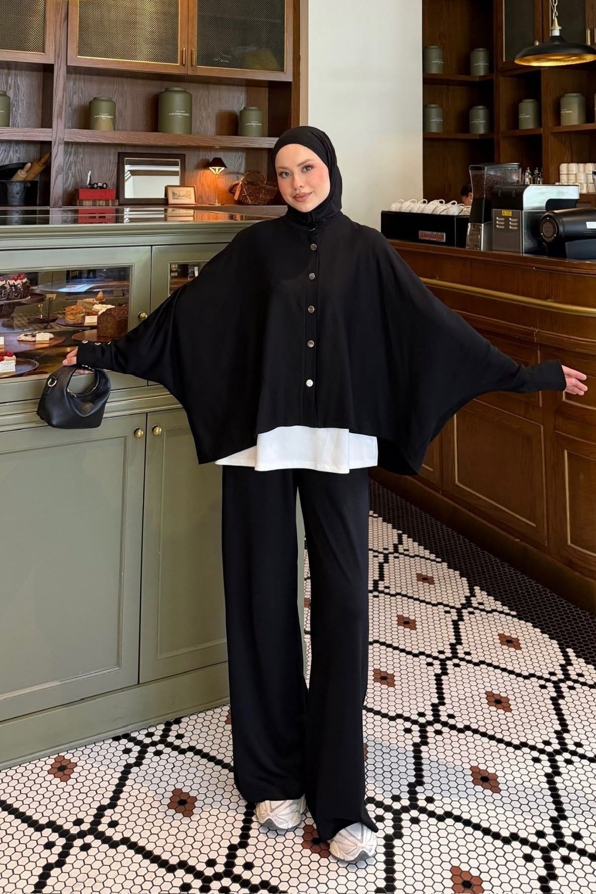 Yaprak Yarasa İkili Takım Siyah, Fiyatları 