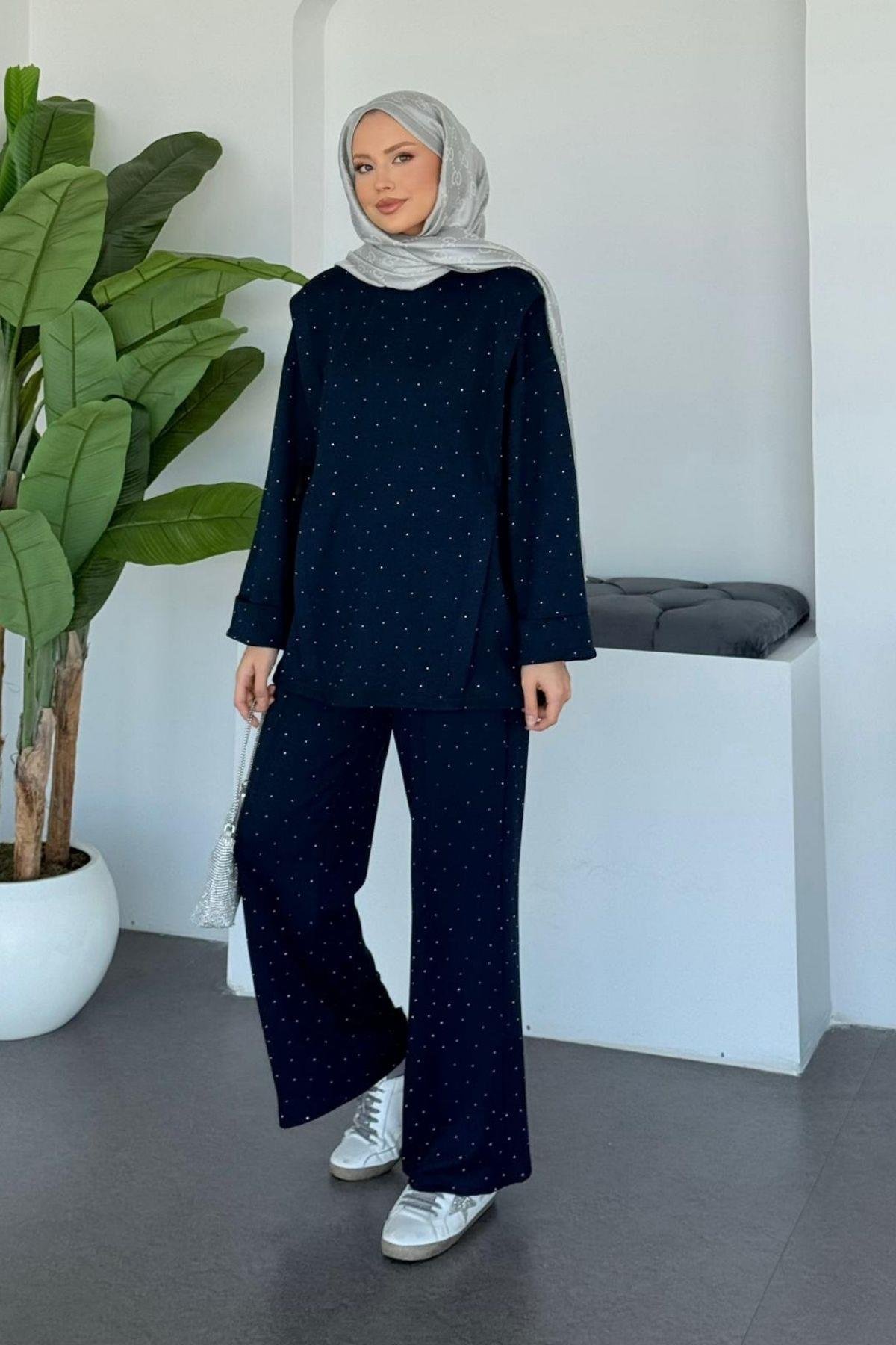 Yemen Taşlı Tasarım Takım Lacivert, Fiyatları 