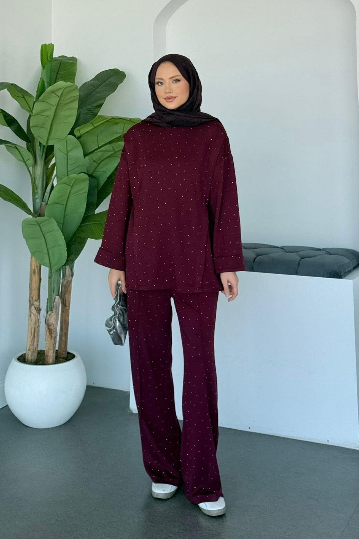 Yemen Taşlı Tasarım Takım Mürdüm, Fiyatları 