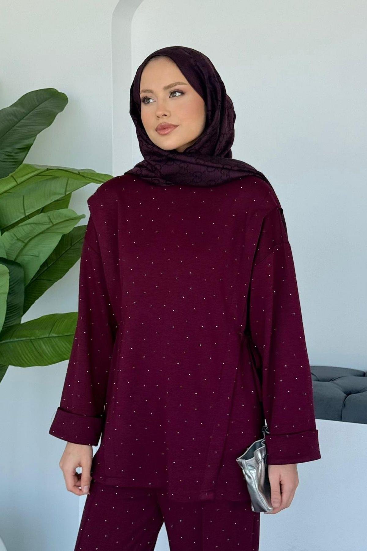 Yemen Taşlı Tasarım Takım Mürdüm, Fiyatları 