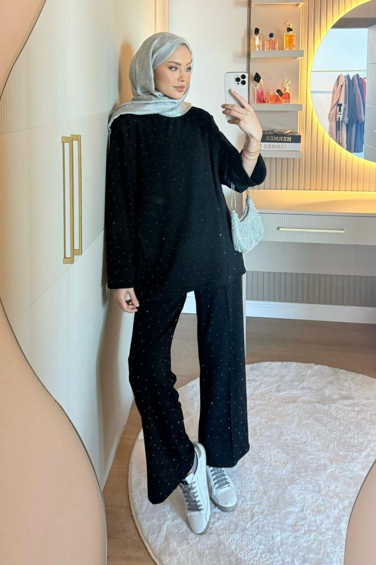 Yemen Taşlı Tasarım Takım Siyah, Fiyatları 