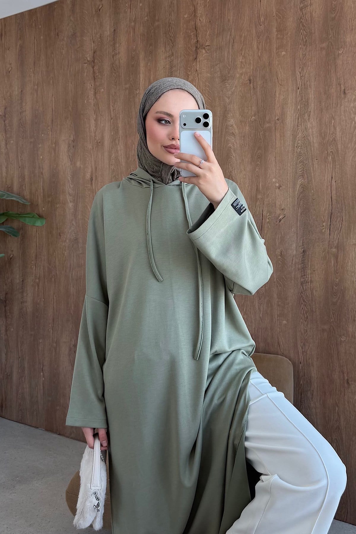 YIRTMAÇLI KAPİŞONLU  OYS ELBİSE, Fiyatları 