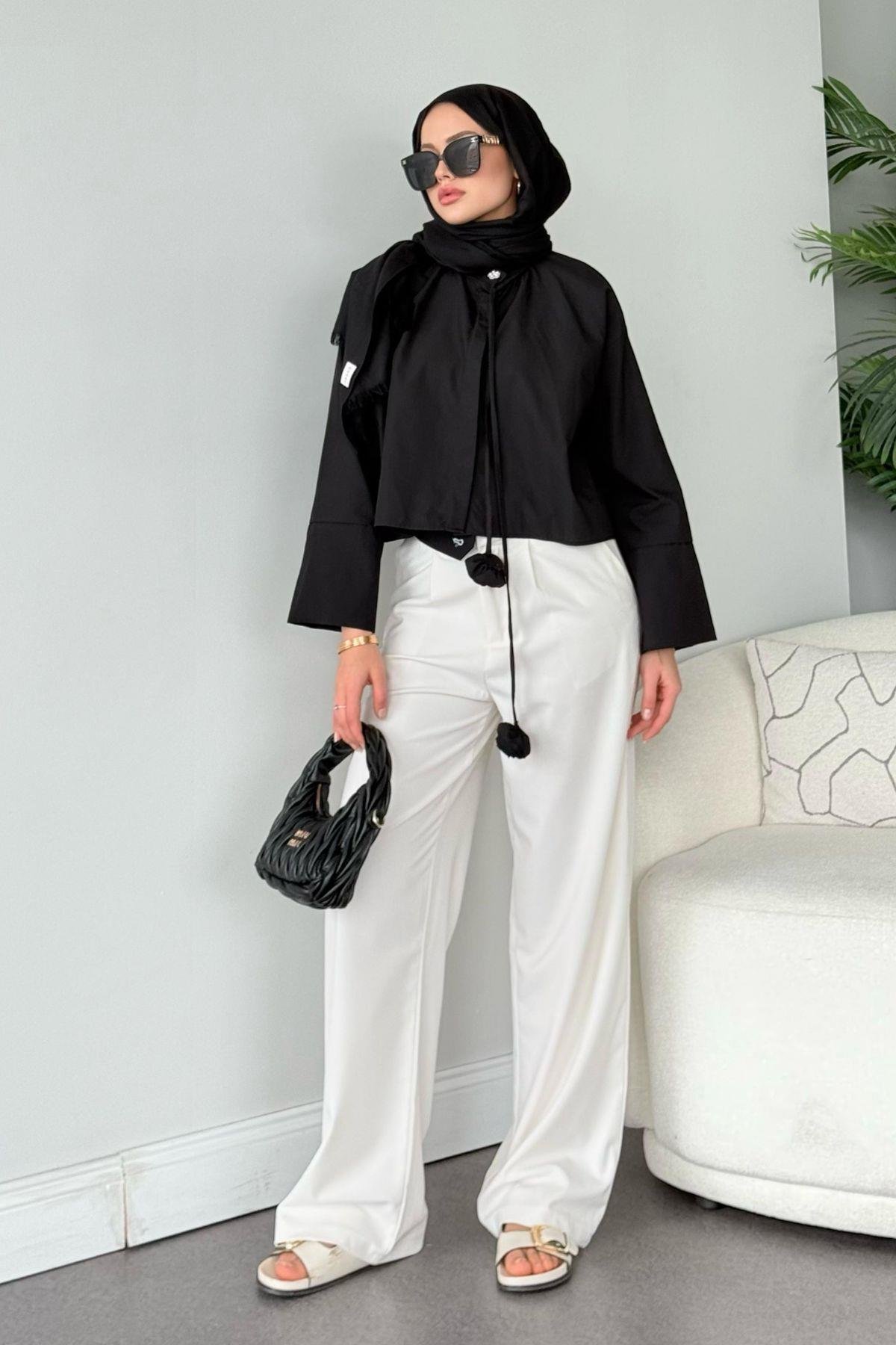 Zar Palazzo Pantolon Beyaz, Fiyatları 