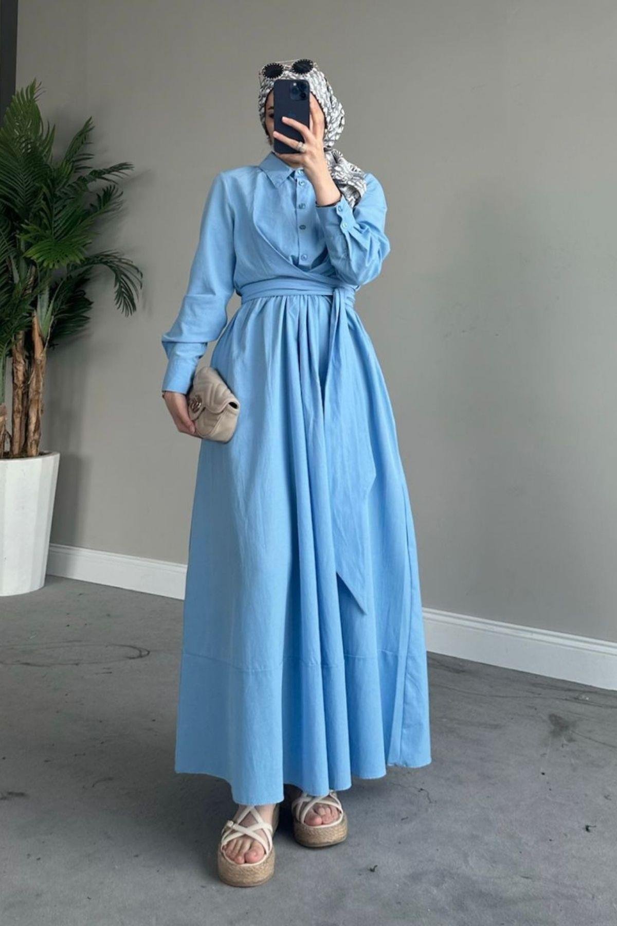 Zarif Bağlamalı Elbise Bebemavi, Fiyatları 