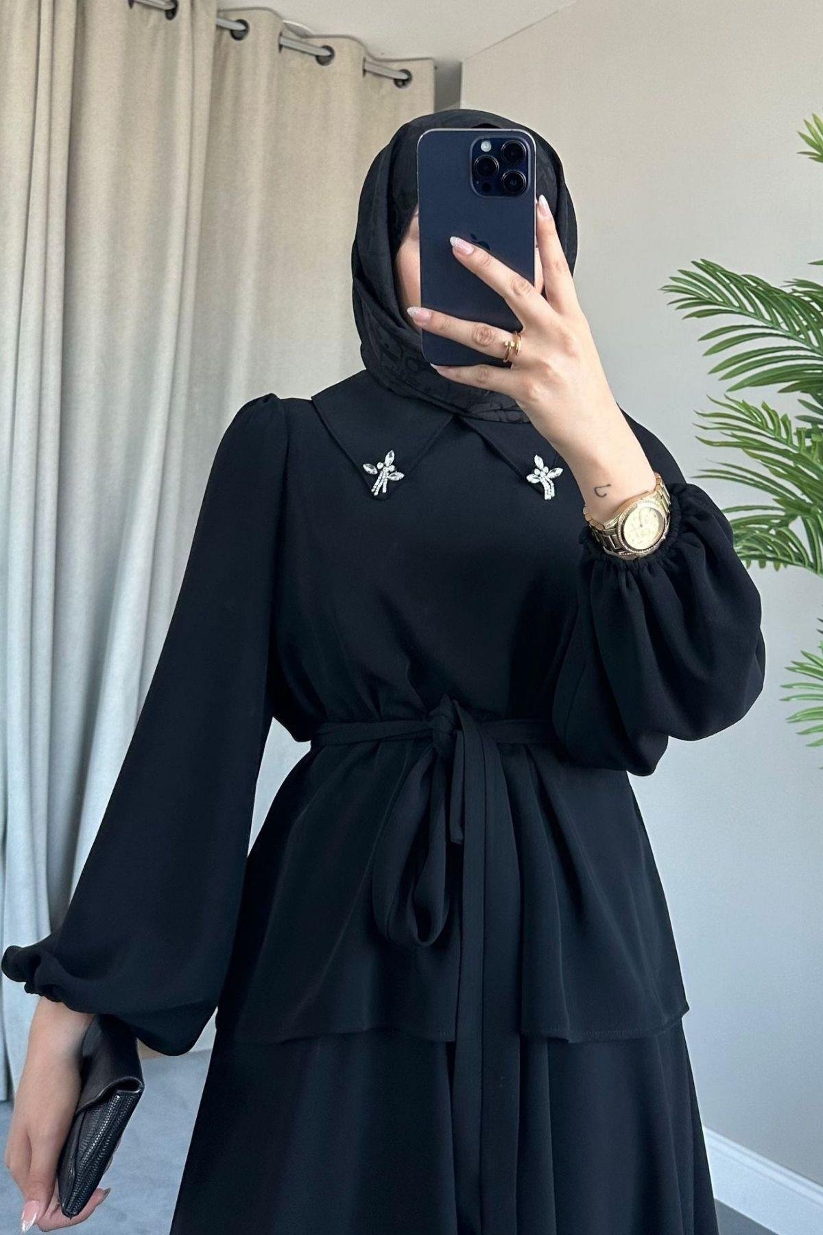 Zerda Etekli Takım Siyah, Fiyatları 