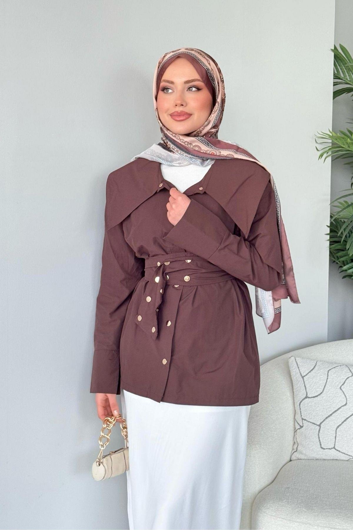 Zımbalı Gömlek Kahve, Fiyatları 