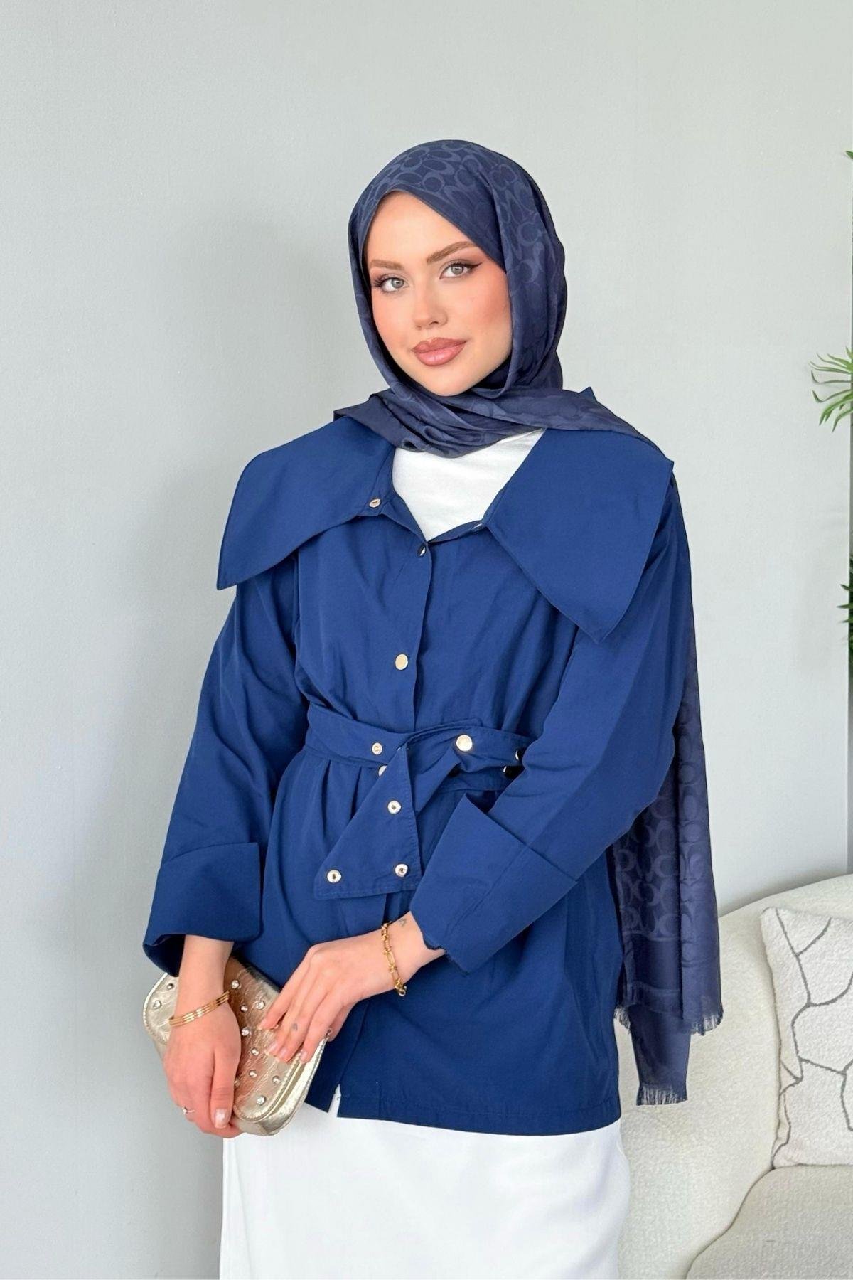 Zımbalı Gömlek Lacivert, Fiyatları 