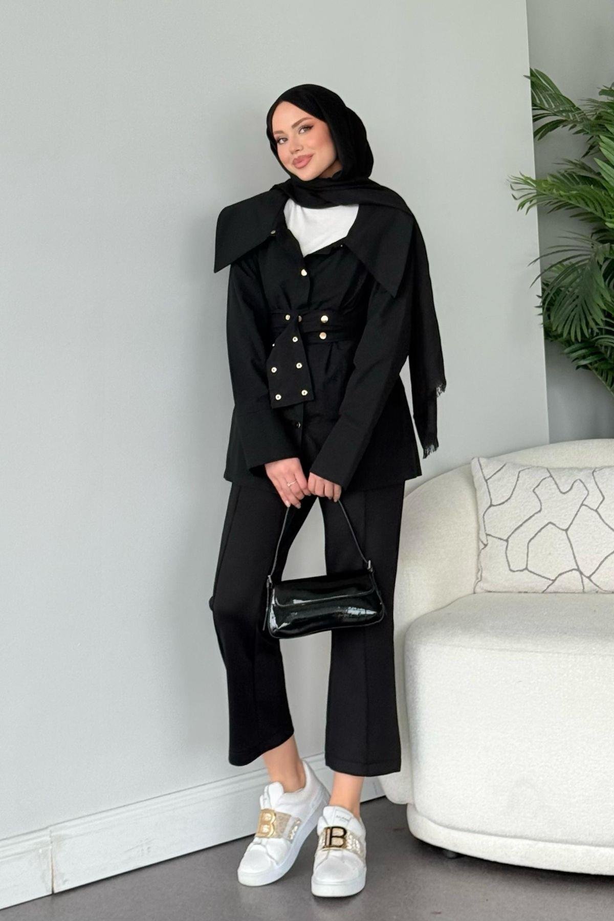 Zımbalı Gömlek Siyah, Fiyatları 