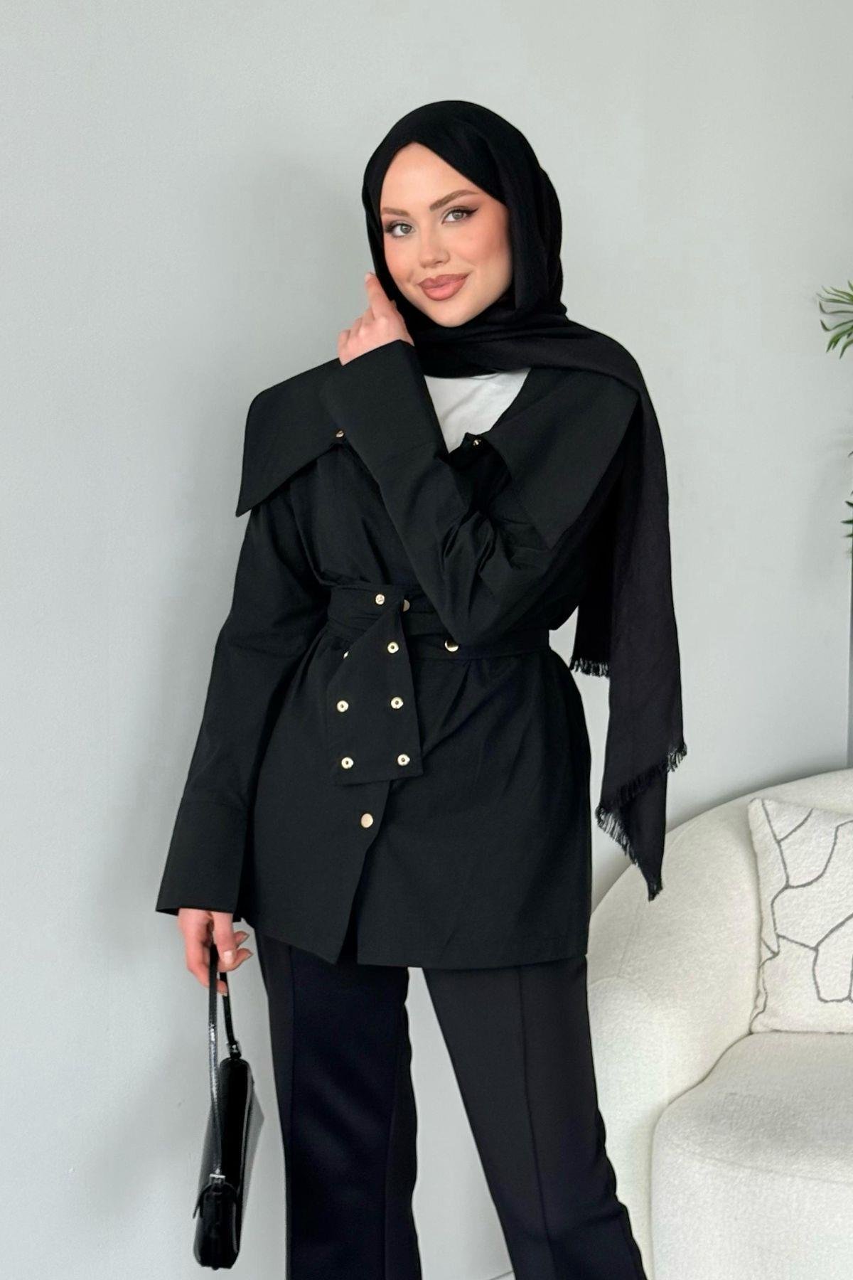 Zımbalı Gömlek Siyah, Fiyatları 