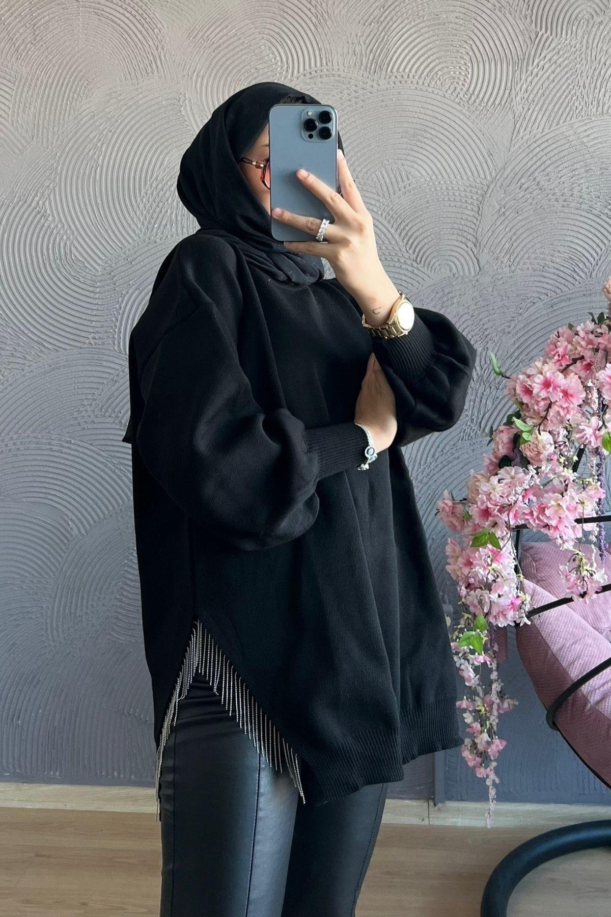 Zincir Triko Kazak-SİYAH, Fiyatları 