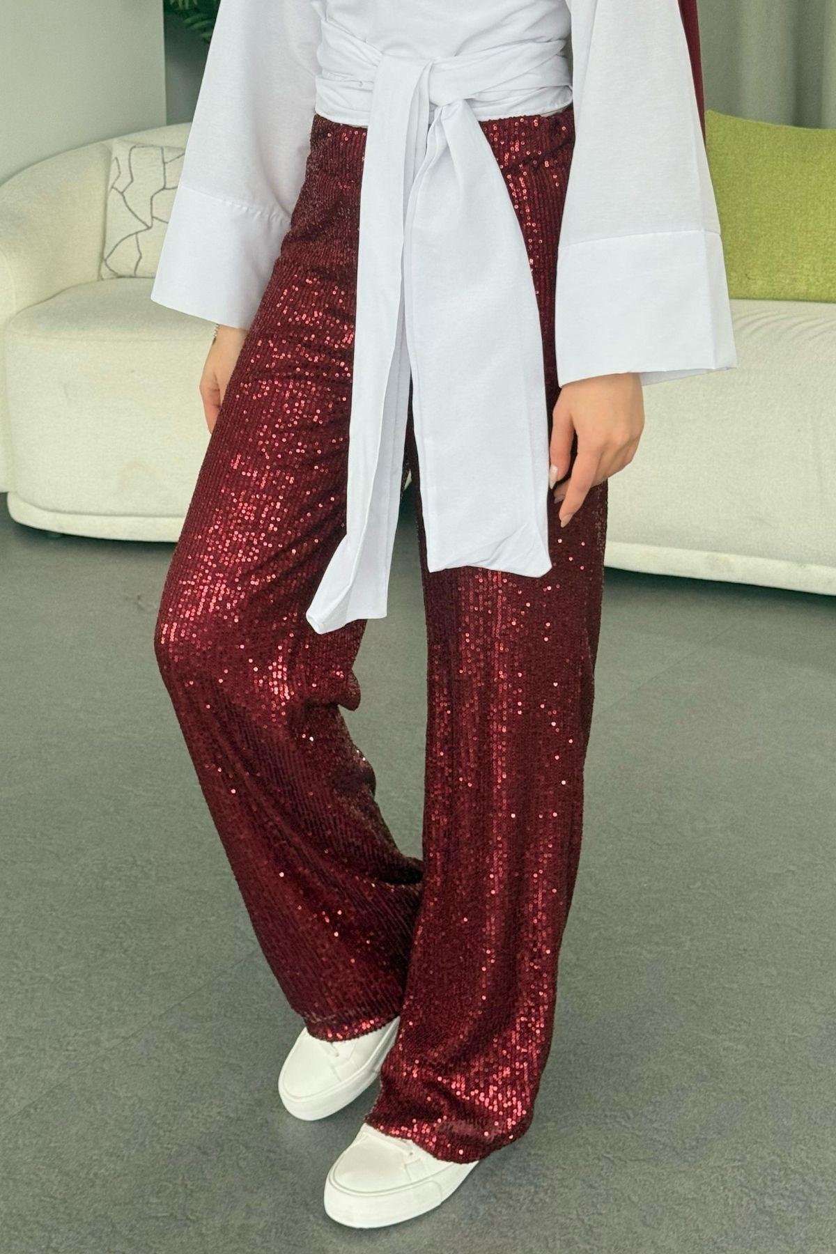 Zra Payet Pantolon Bordo, Fiyatları 