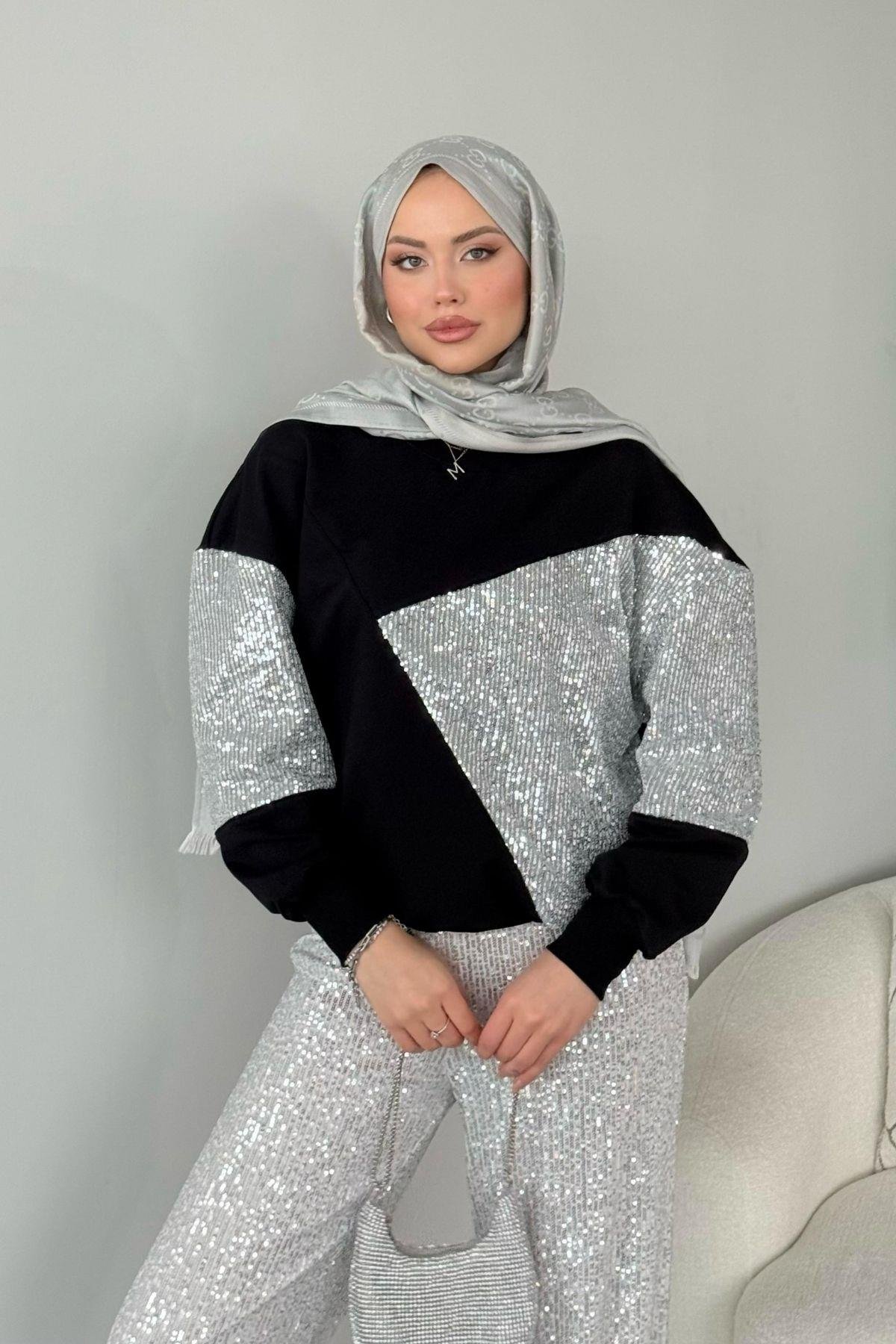 Zra Payet Sweat Siyah, Fiyatları 