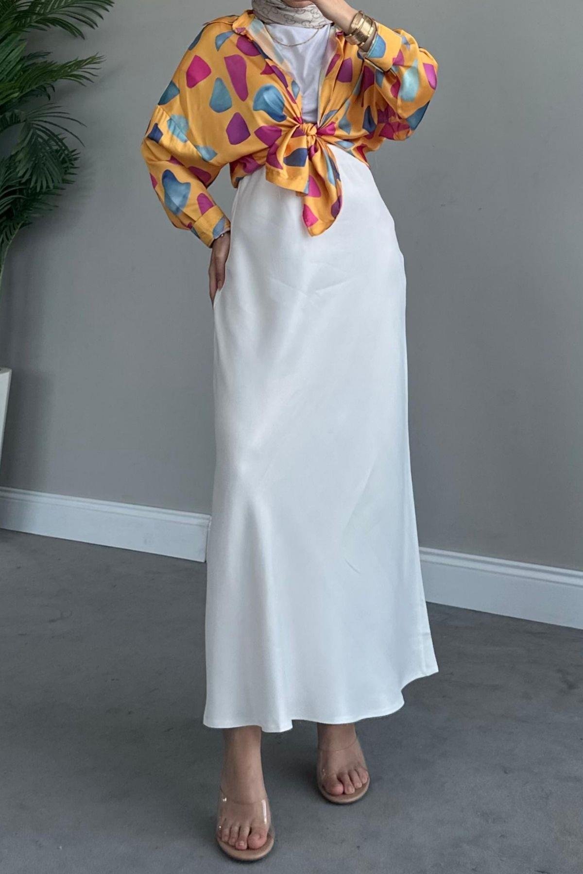 Zra Saten Etek Beyaz, Fiyatları 