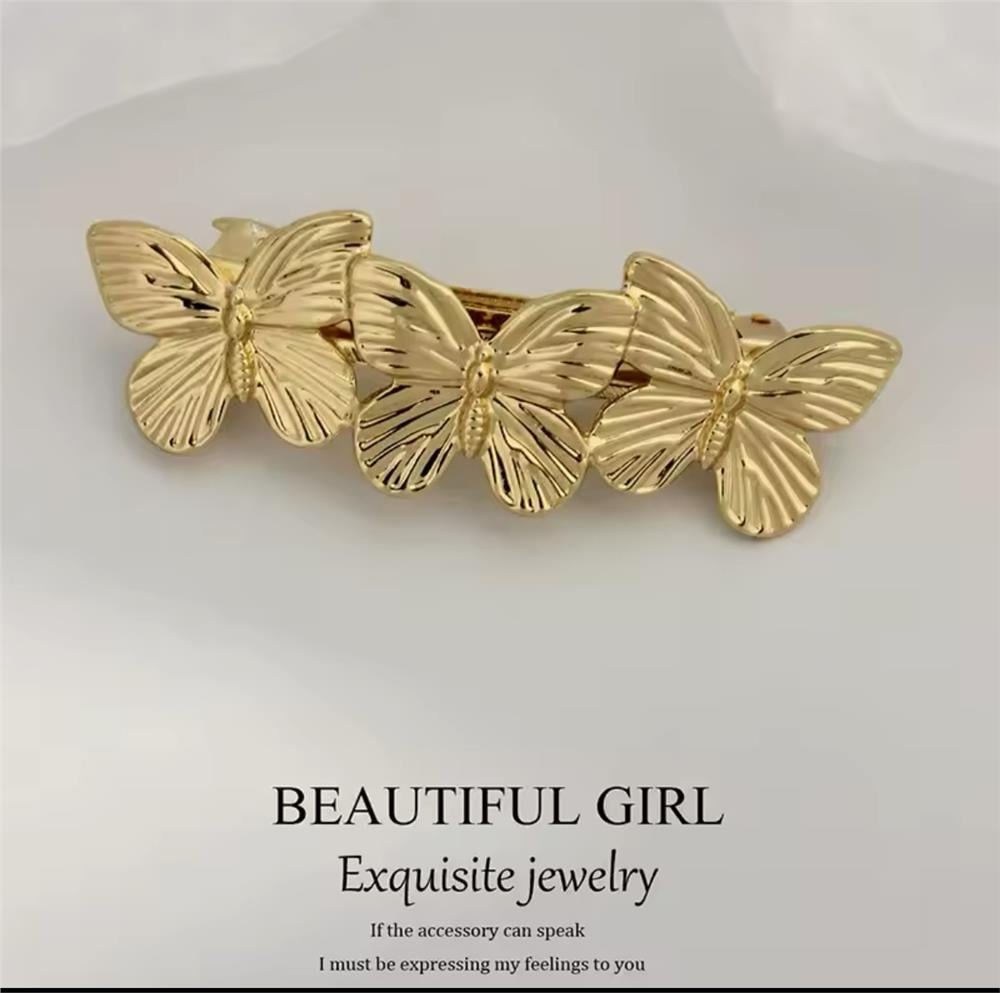 Gold Kelebekli Otomatik Toka
