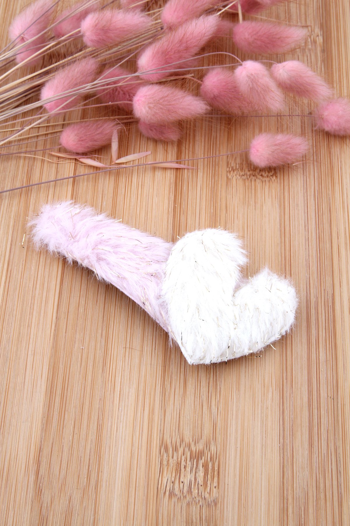 Kalpli Çıtçıt Peluş Toka