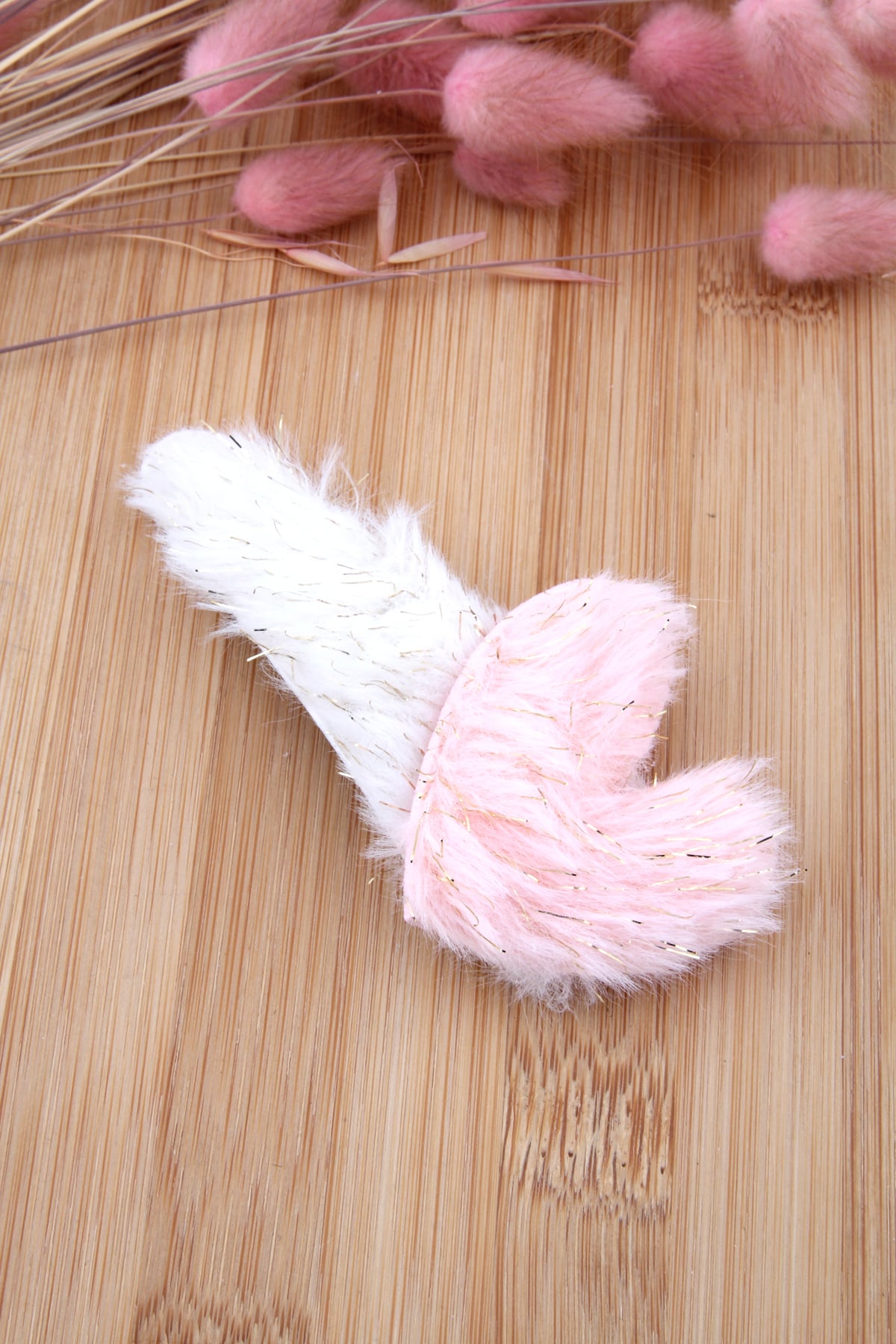 Kalpli Çıtçıt Peluş Toka