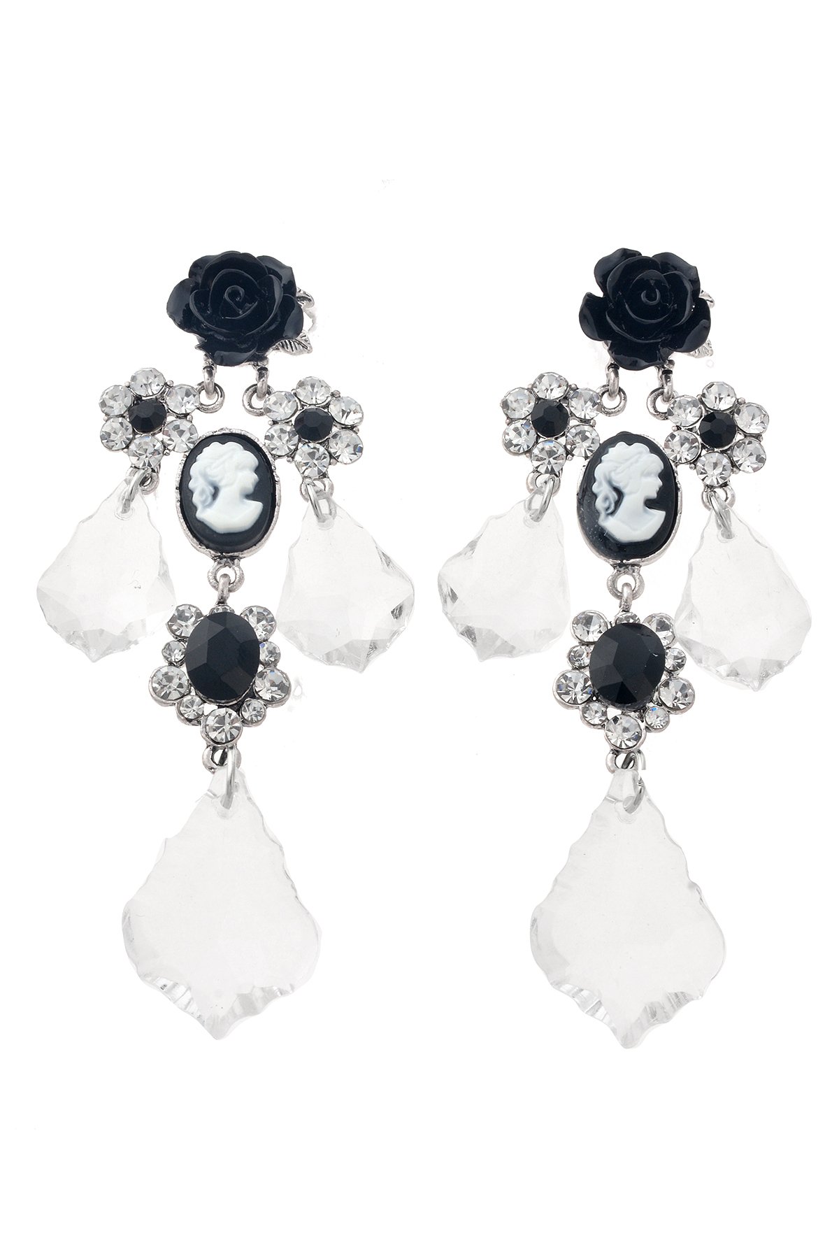 Lady Cameo Kristalli Küpe