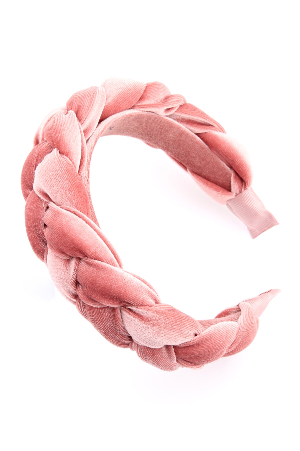 Pembe Örgülü Kadife Taç