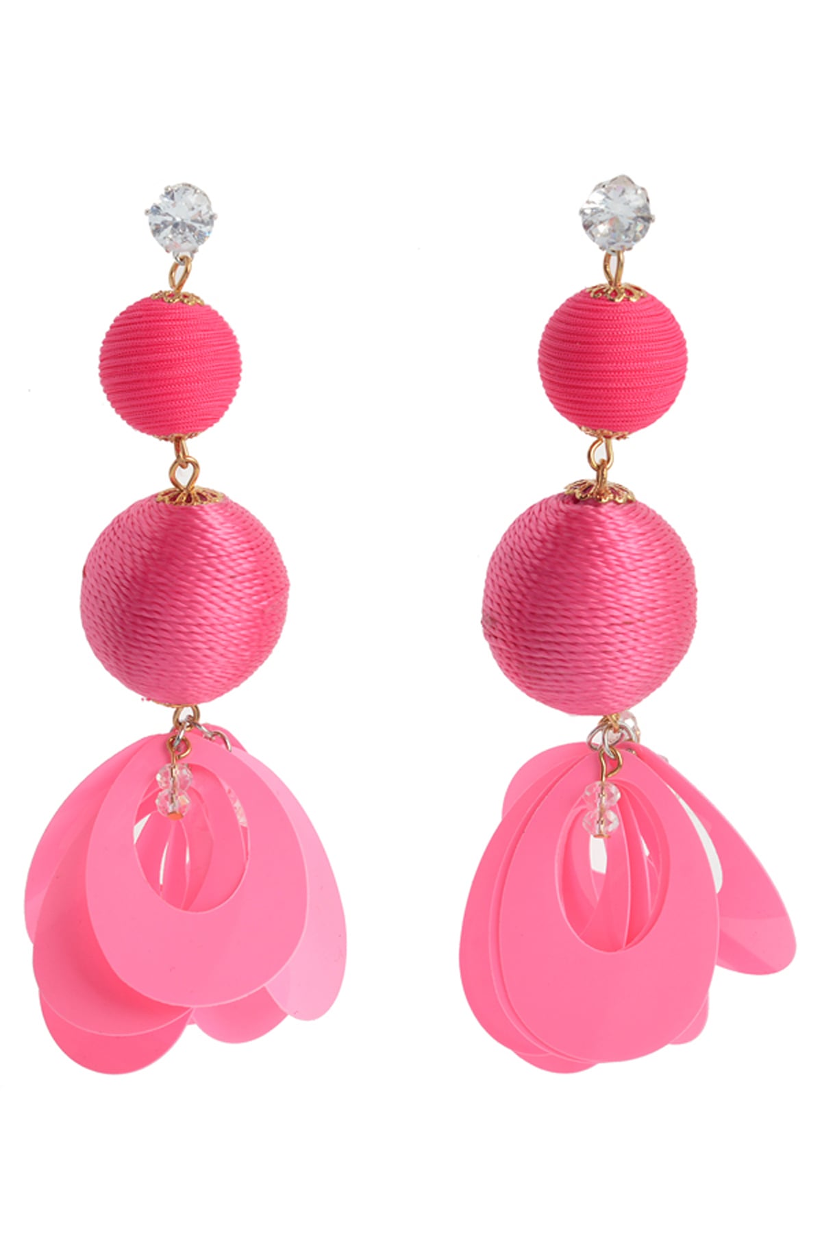 Pembe Toplu Küpe