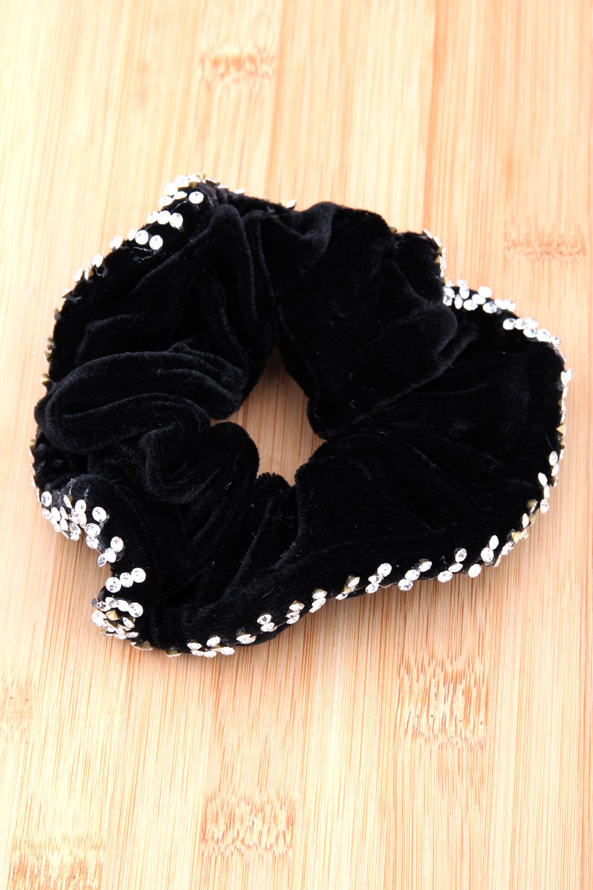 Taşlı Siyah Simit Toka
