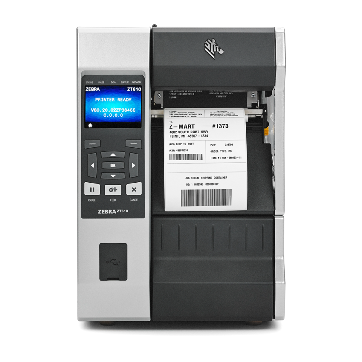 Endüstriyel YazıcılarZebraZebra ZT610 600dpi Endüstriyel Barkod-Etiket Yazıcı