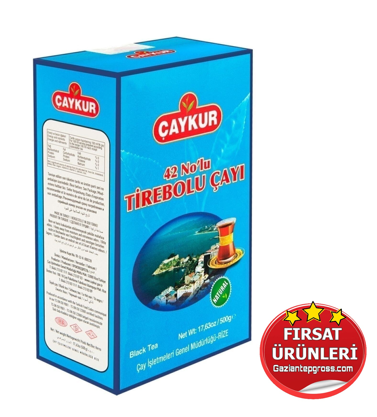ÇAYKUR 42 TİKGREBOLU ÇAY 500 GR