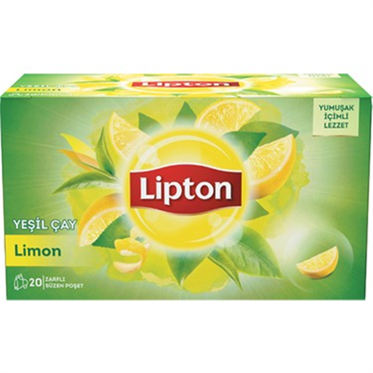 LIPTON BITKI CAYI LIMONLU YESIL CAY 20 LI 2425