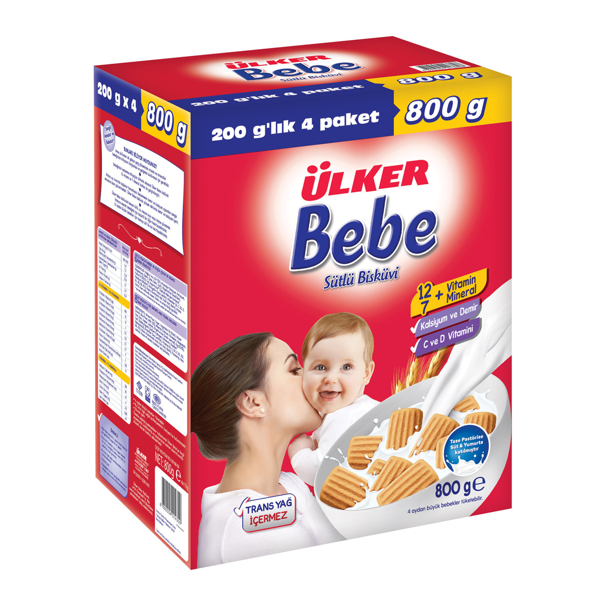 ÜLKER BEBEK BİSKÜVİSİ 800 GR