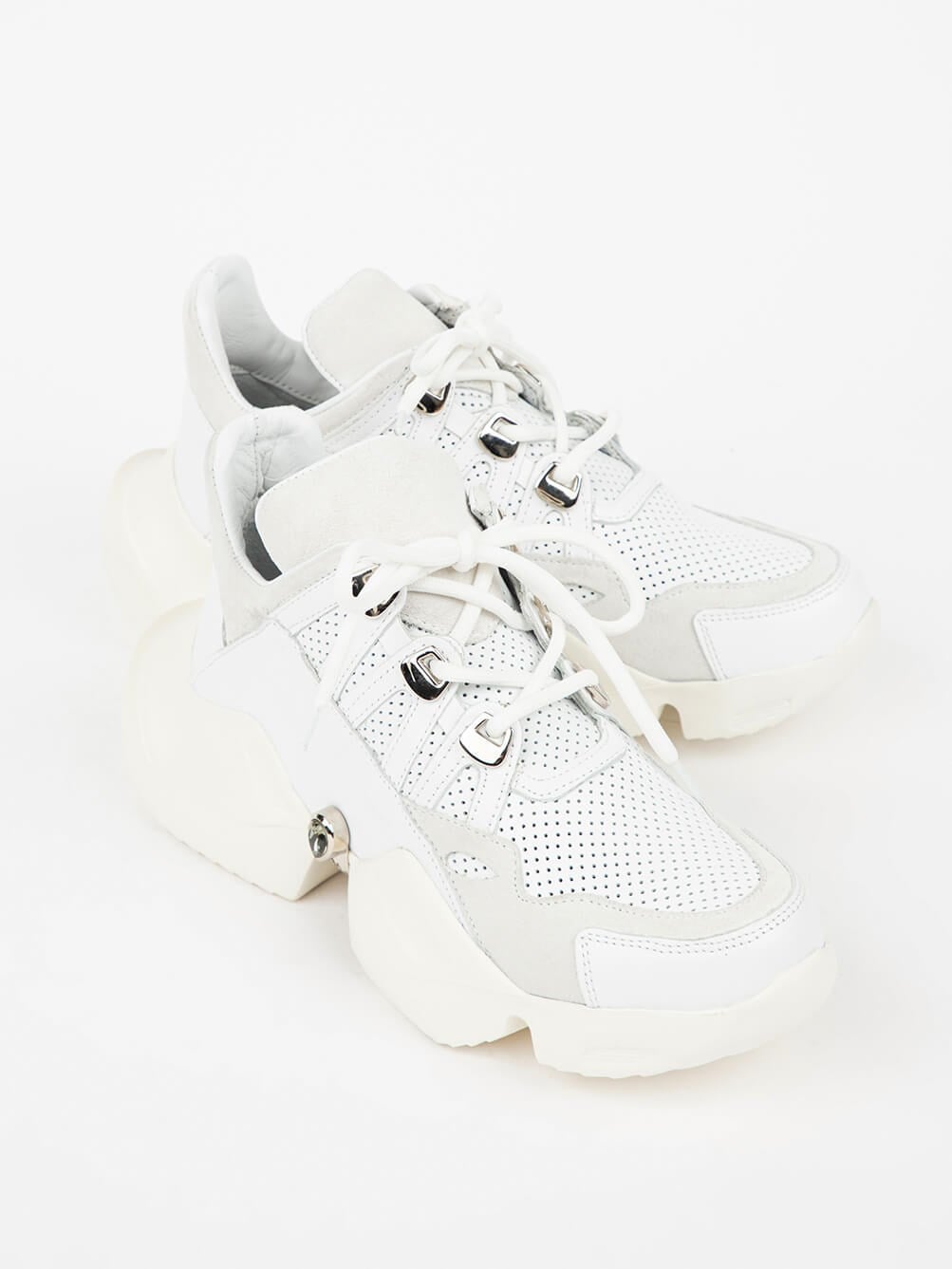 Eire Beyaz Deri Kadın Sneaker 
