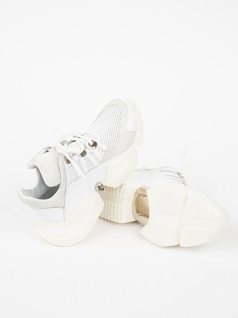 Eire Beyaz Deri Kadın Sneaker 