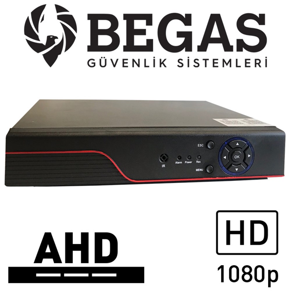 BEGAS OX 988 1080P 8 Kanal AHD Kayıt Cihazı (2.0mp) - XMEYE