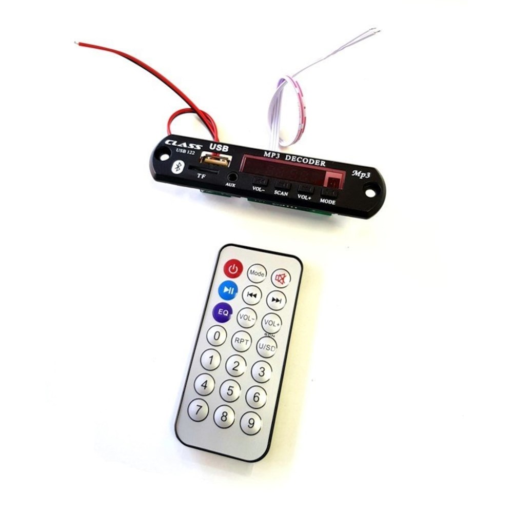 CLASS USB-123 ARAÇ İÇİN USB-AUX-BLUETOOH ÇEVİRİCİ MİKROFONLU