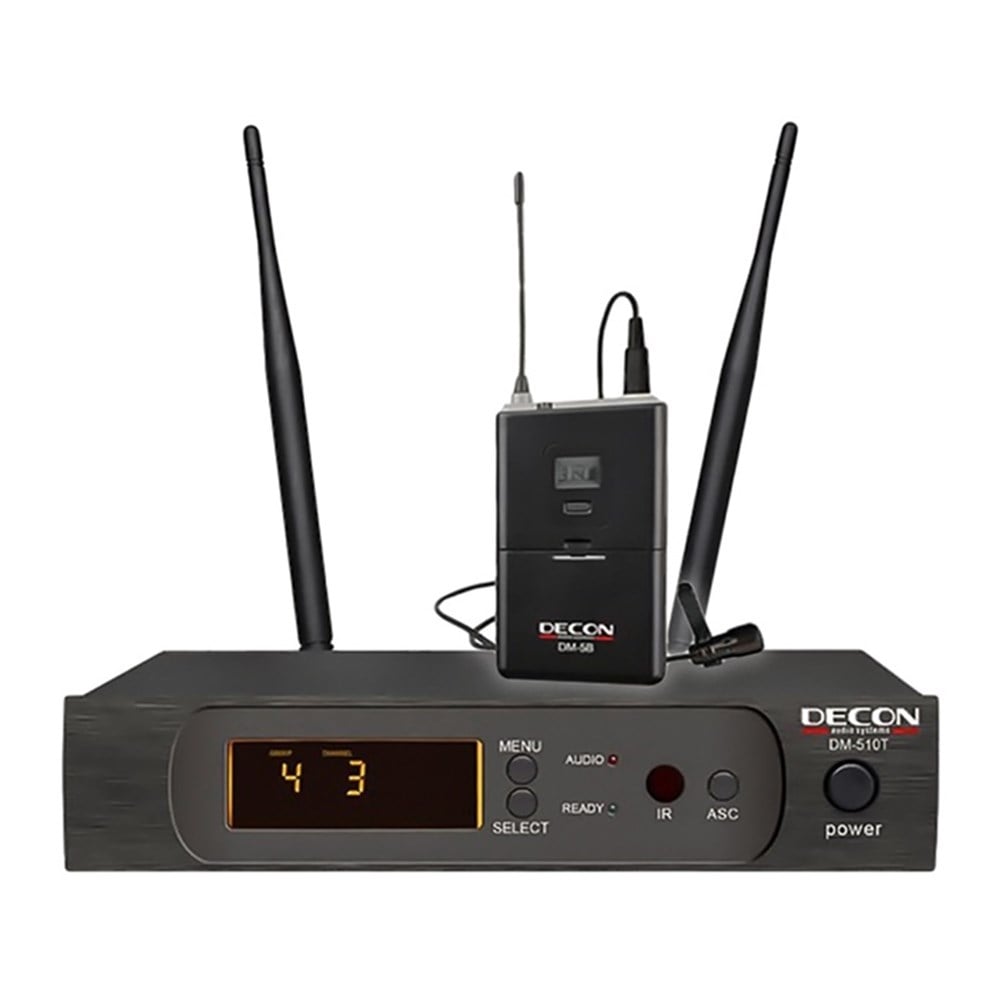 DECON DM-510 T TEK YAKA DİGİTAL TELSİZ MİKROFONU