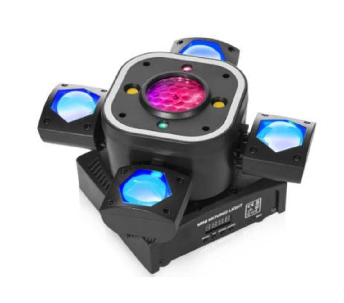 DJ PRO 4 BAŞLI LED CREE BEE EYES 150 WATT LED STROBE LAZER ROBOT IŞIK