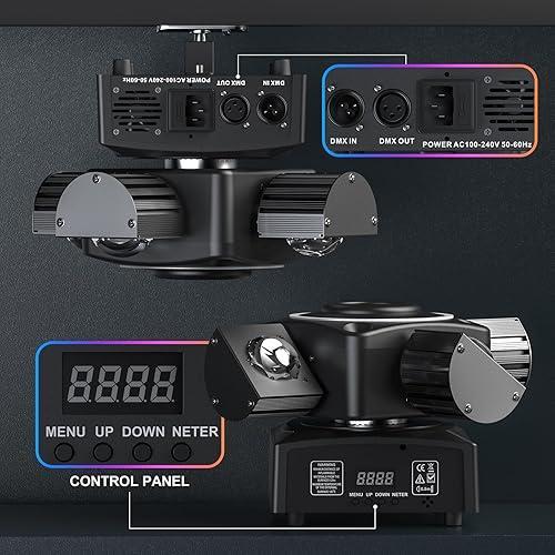 DJ PRO 4 BAŞLI LED CREE BEE EYES 150 WATT LED STROBE LAZER ROBOT IŞIK