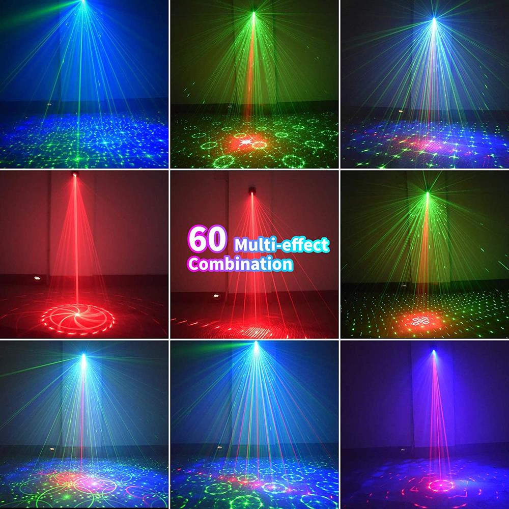DJ PRO DJ PARTY LİGHT RGB LAZER IŞIK (UZAKTAN KUMANDALI) 