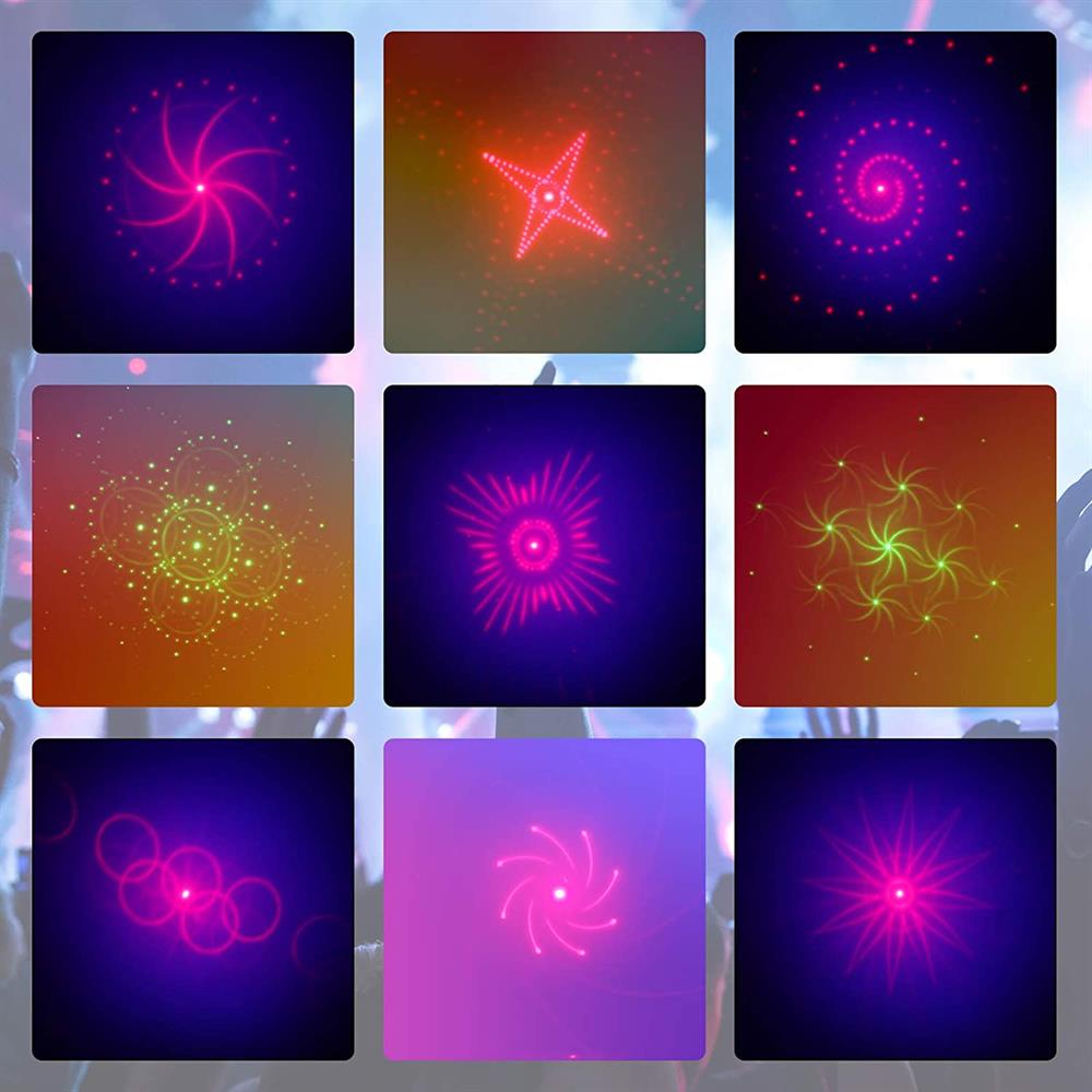 DJ PRO DJ PARTY LİGHT RGB LAZER IŞIK (UZAKTAN KUMANDALI) 