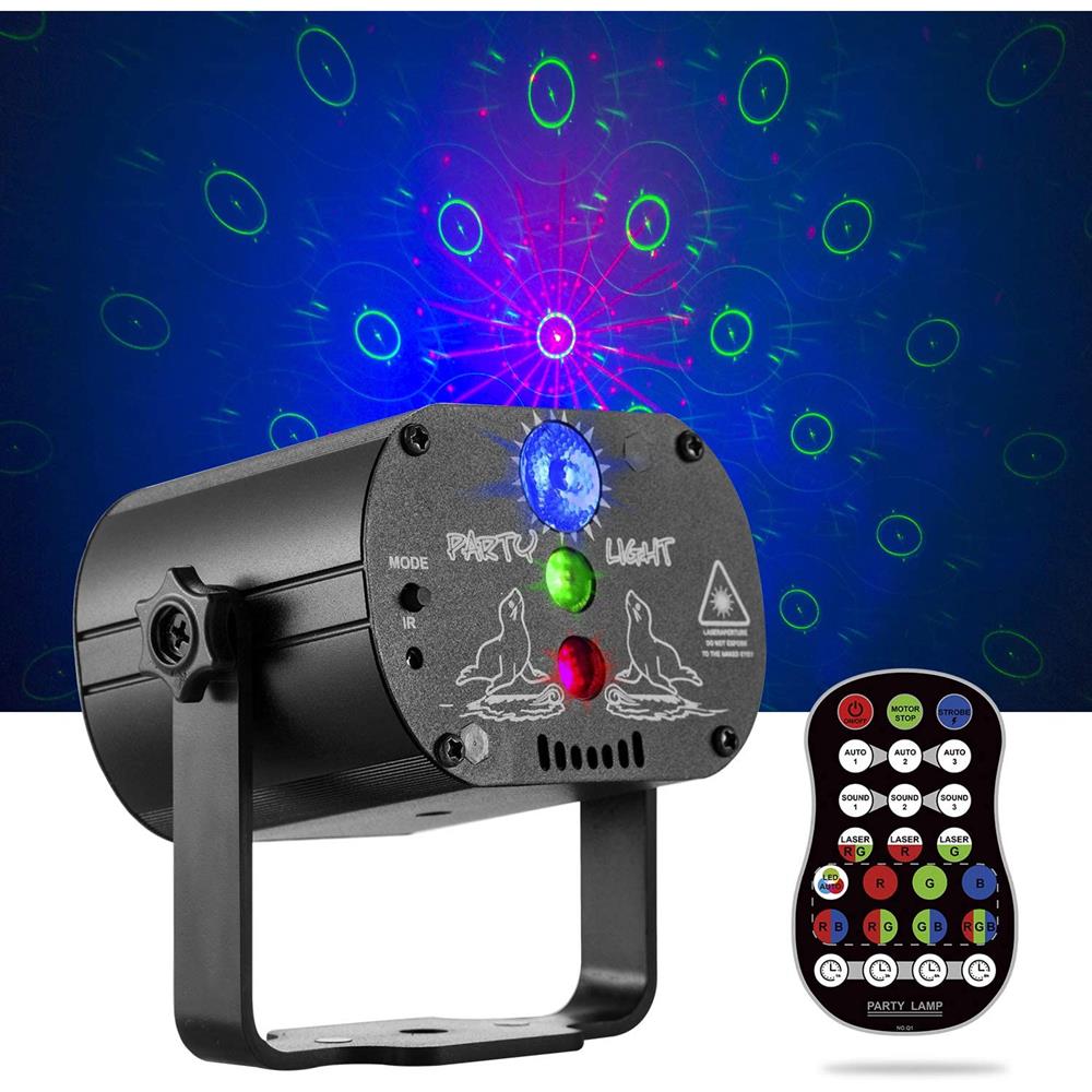 DJ PRO DJ PARTY LİGHT RGB LAZER IŞIK (UZAKTAN KUMANDALI) 