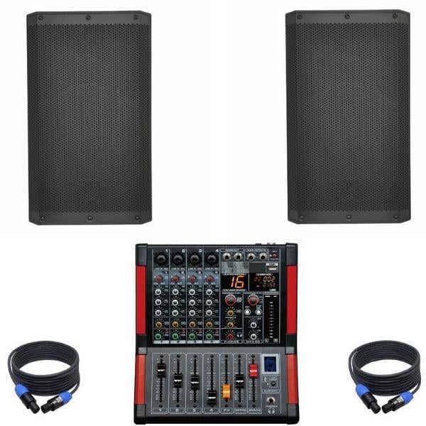 DJ PRO HAZIR 1800 WATT PASİF SES SİSTEMİ PAKET-5