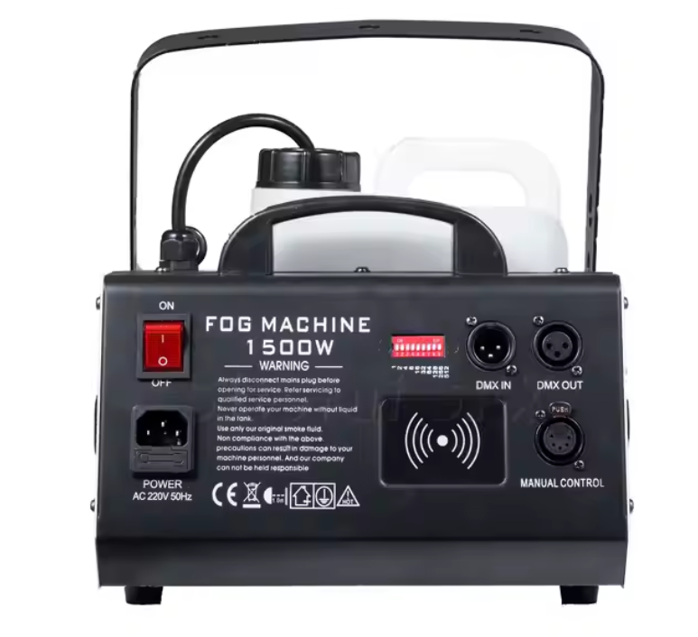 DJ PRO MULTİ-ANGLE 1500 WATT 180' AÇI AYARLI DMXLİ SİS MAKİNESİ
