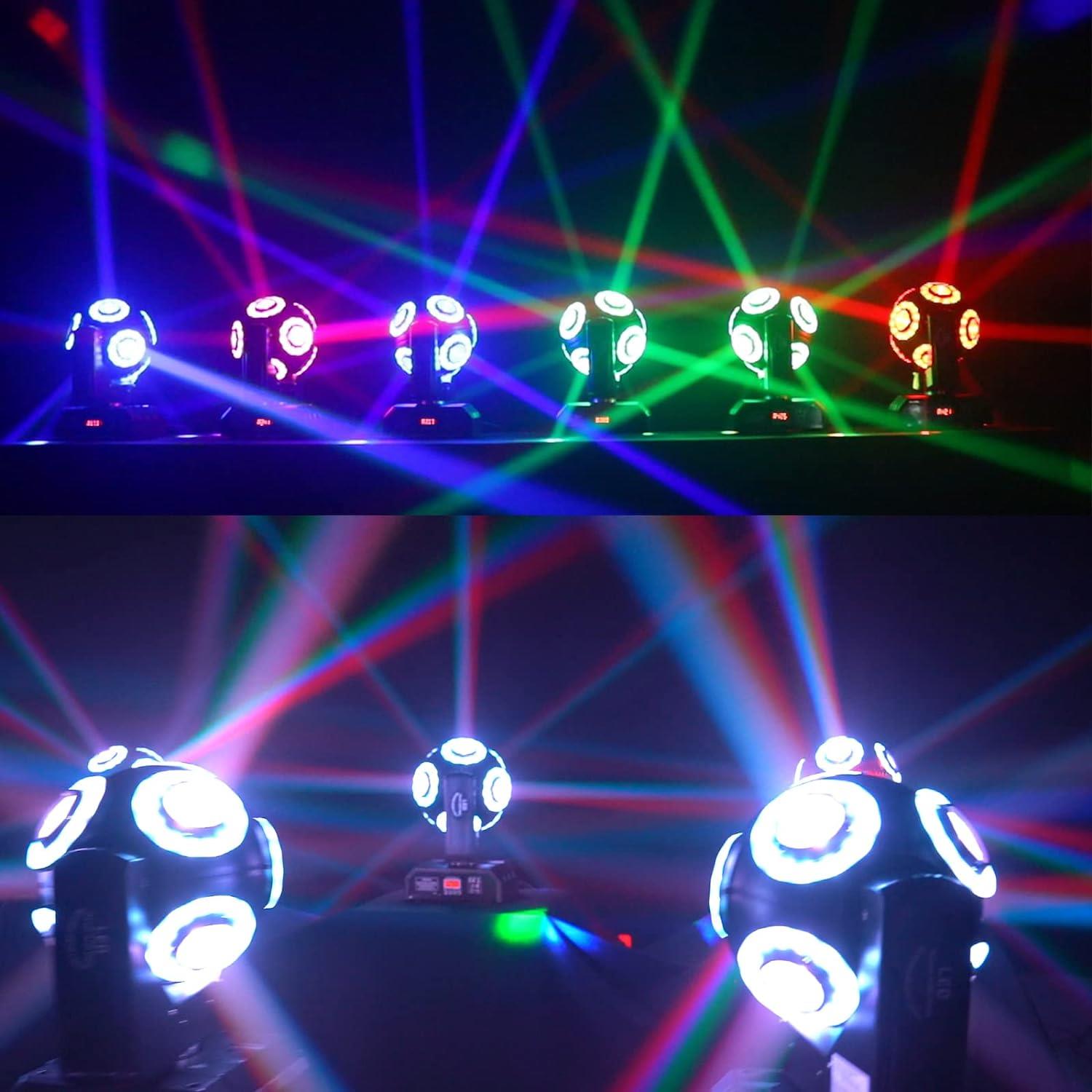 DJ PRO STAGE LED 8X15 WATT 360' MOVİNG HEAD RGB ROBOT IŞIK