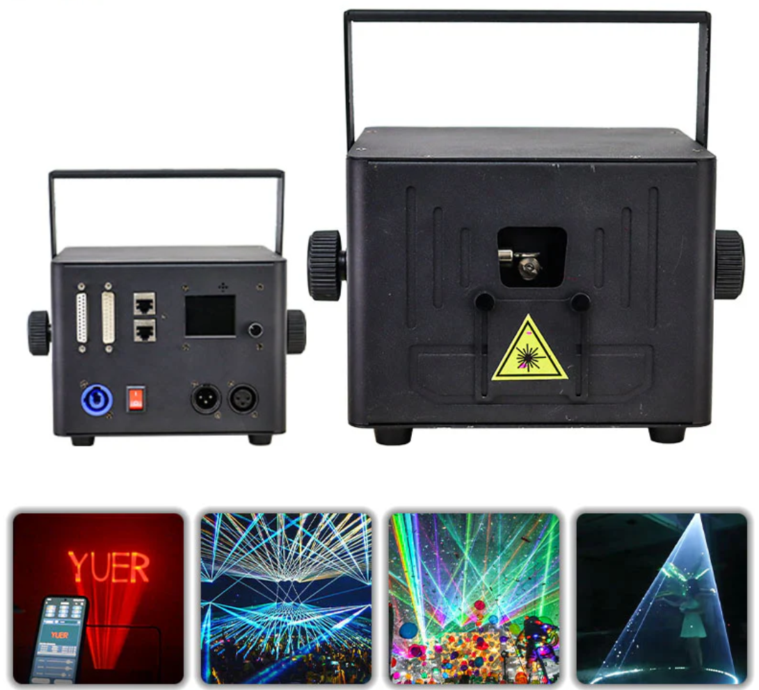 DJ PRO W-3000 3 WATT RGB LAZER (MOBİL UYGULAMA İLE KONTROL)